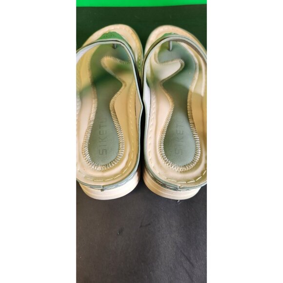Siketu Women's Thong Sandals Cut Floral Design VGC Size 8.5 - Picture 5 of 8